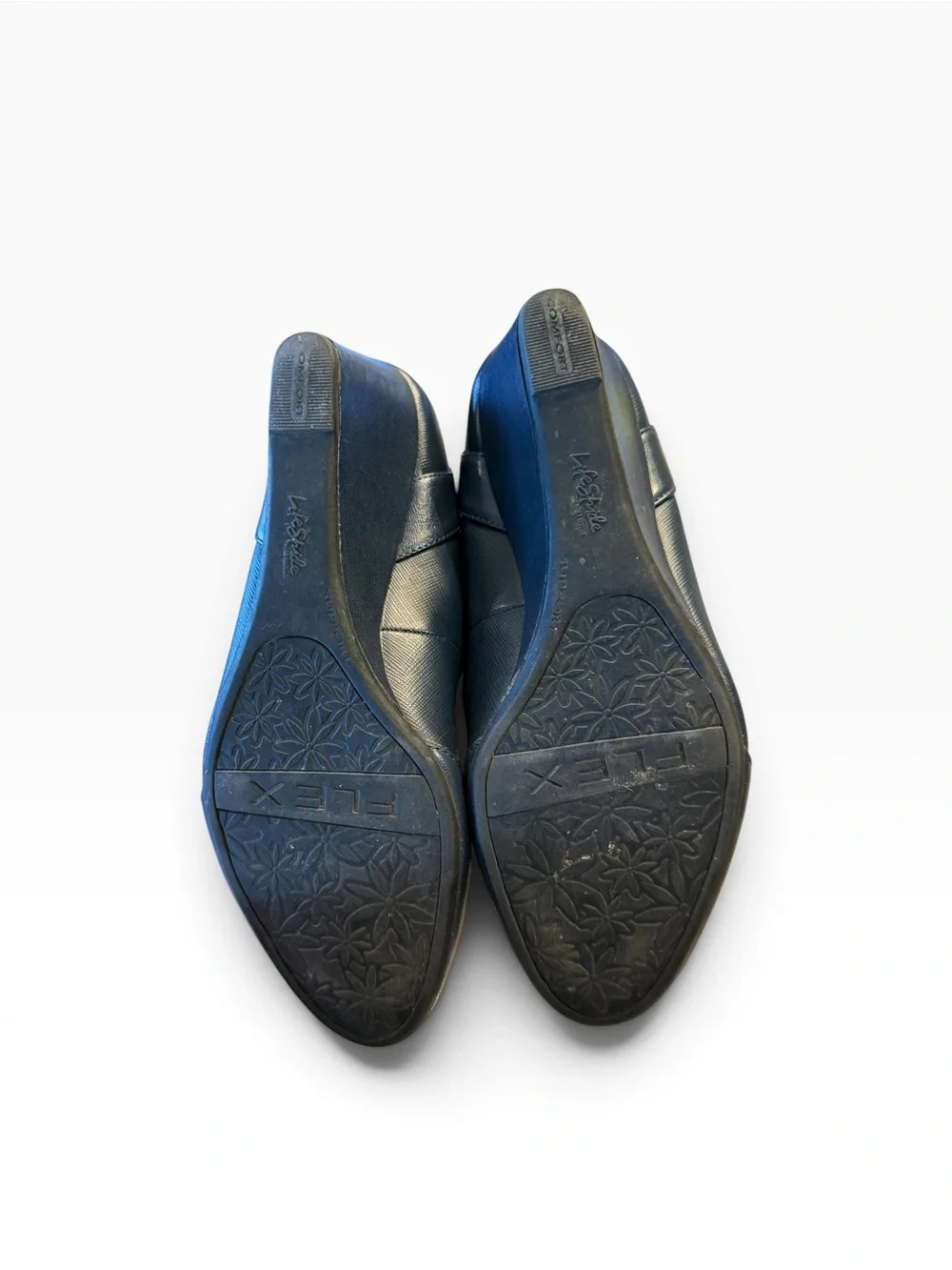 Life Stride Soft Systems Dreams Women’s 7.5 Navy Wedge Pumps